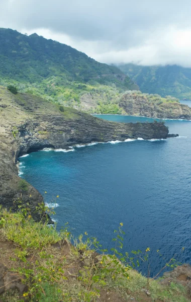 Point de vue à Hiva Oa © Grégoire Le Bacon