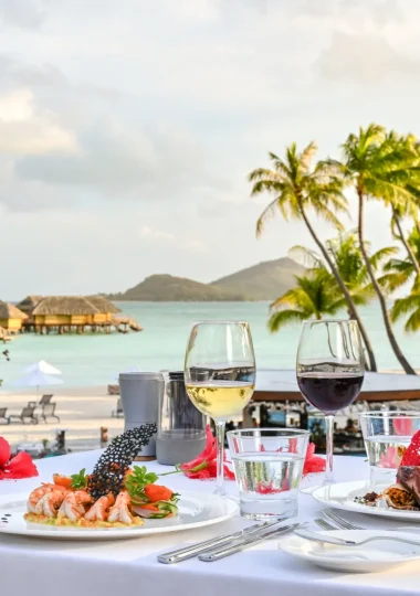 Gourmet restaurant in Bora Bora ©Stéphane Mailion Photography